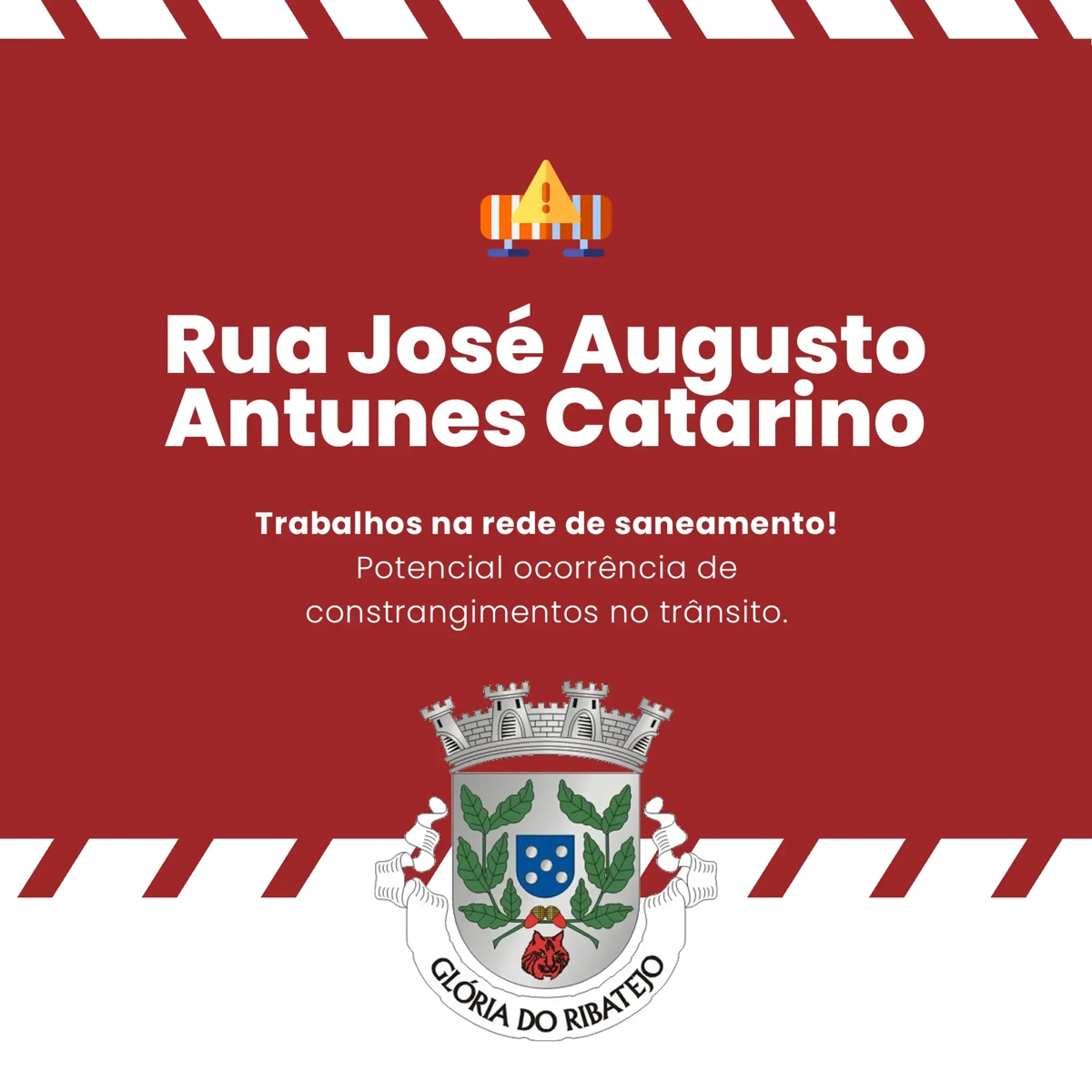 Trabalhos na Rede de Saneamento 14 e 15 Outubro