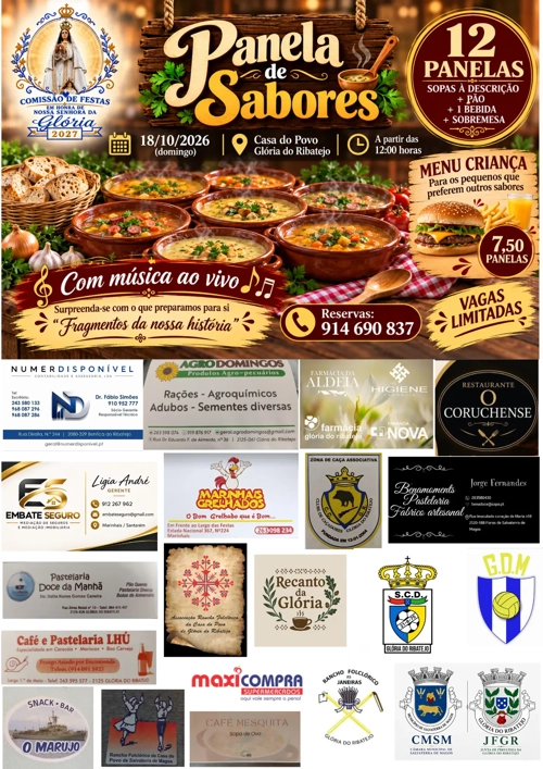 “Panela de Sabores” leva sopas, música e convívio a Glória do Ribatejo