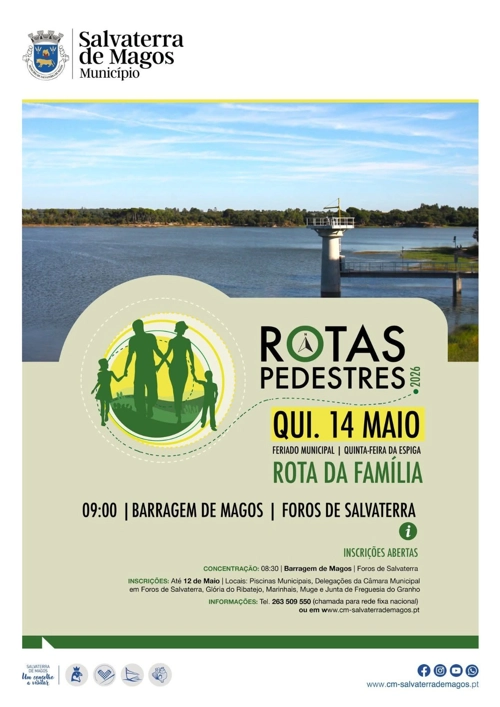 Rotas Pedestres 2026