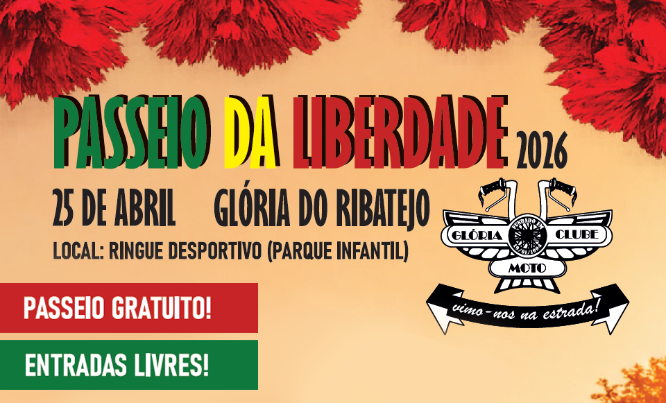 Passeio da Liberdade 2026 Glória MotoClube