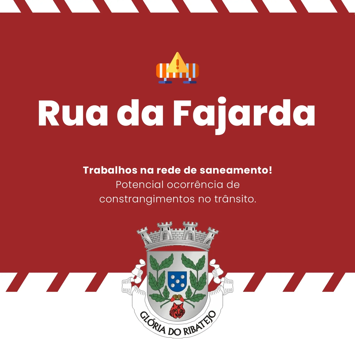 Trabalhos na Rede de Saneamento 16 Outubro