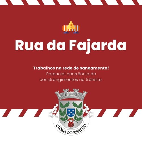 Trabalhos na Rede de Saneamento 16 Outubro