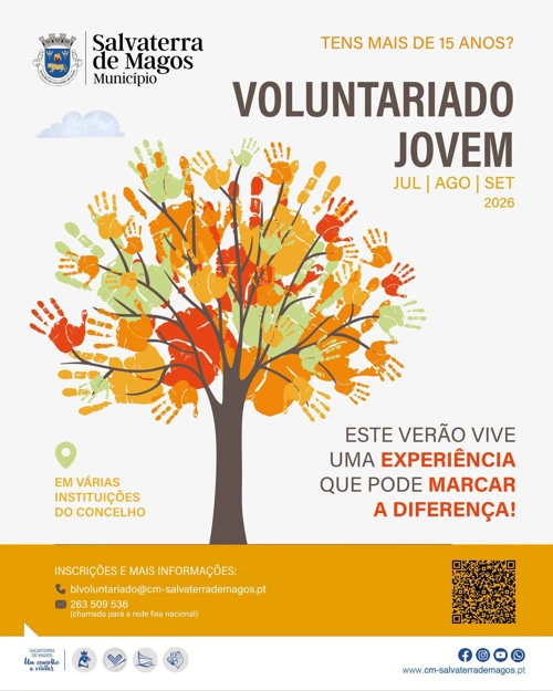 Voluntariado Jovem Julho a Setembro 2026