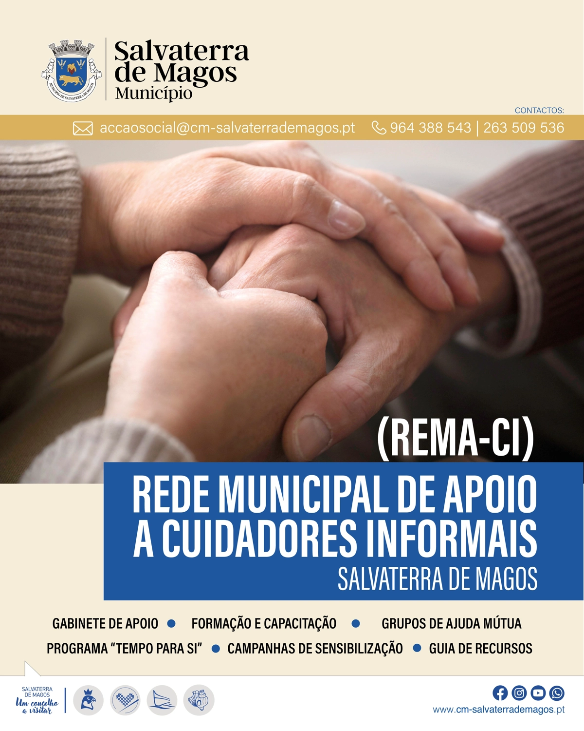 REMA-CI – Rede Municipal de Apoio a Cuidadores Informais de Salvaterra de Magos