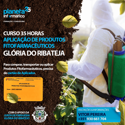 Aplicação de Produtos Fitofarmacêuticos - Curso de Formação 35H