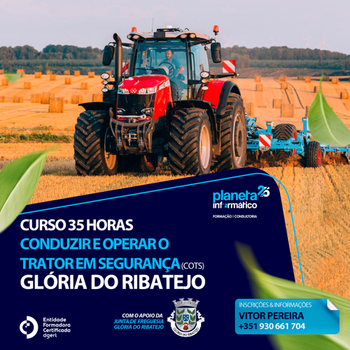 Conduzir e operar o Trator em Segurança - Curso de Formação 35H
