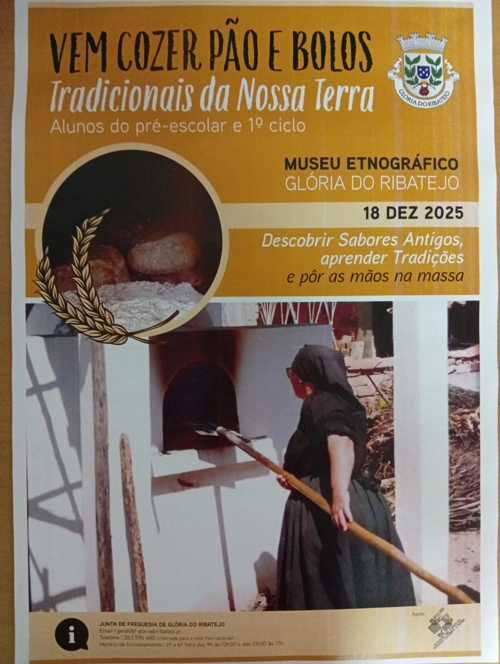 Vem cozer Pão e Bolos Tradicionais da nossa terra